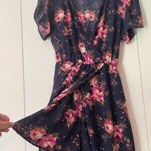 Floral romper dress